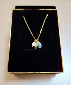 Turkuaz Taşlı Kolye